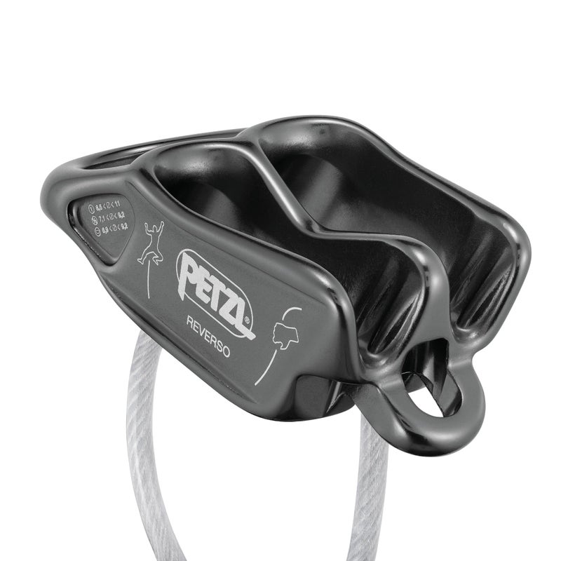 PETZL REVERSO Belay Device - Gray - Image 2